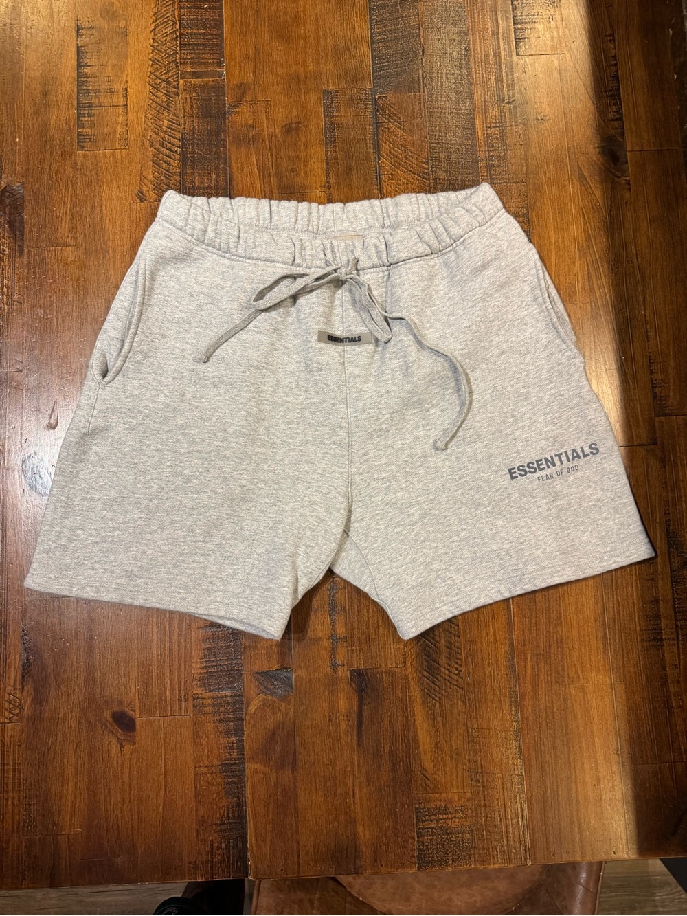 Fear of God Essentials Men's Light Gray Athletic Shorts